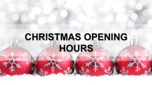Christmas opening hours